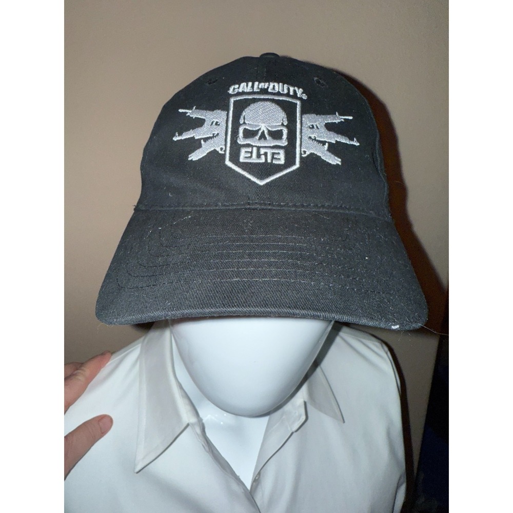 Call of Duty MW3 Elite Men's Cap Black Skull Guns Cotton Adjustable Baseball Cap